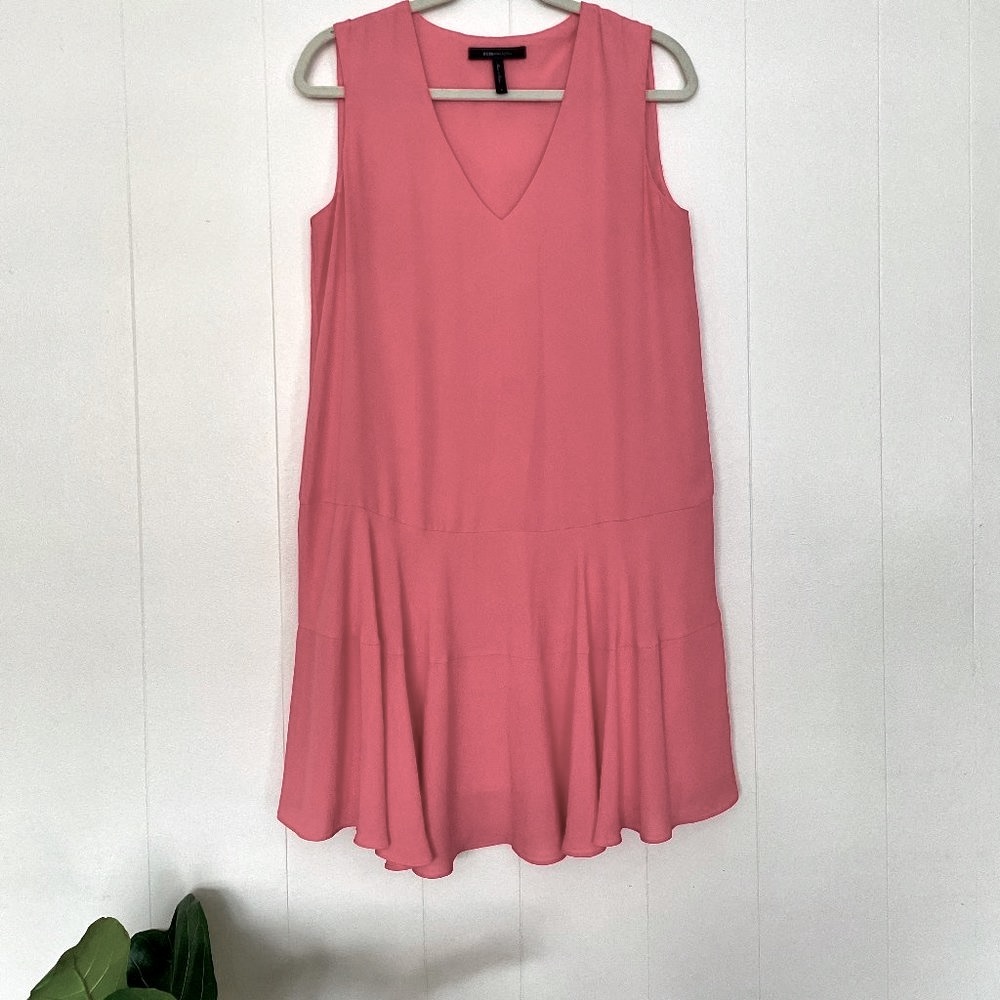 BCBGMaxAzria | Coral Sleeveless Knee Length Dress | S